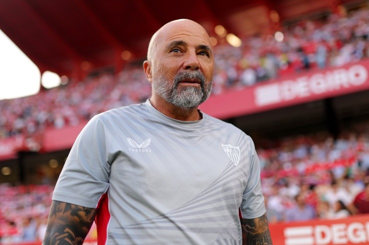 El Sevilla de Sampaoli igualó ante el Valencia | Foto: Getty Images 