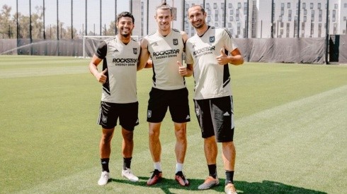 Carlos Vela, Gareth Bale y Giorgio Chiellini en Los Angeles FC