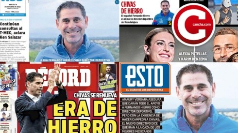 La contratación de Fernando Hierro fue la noticia del día para la prensa mexicana