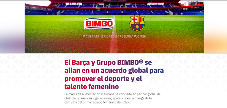 Acuerdo Barcelona - Bimbo | FC Barcelona