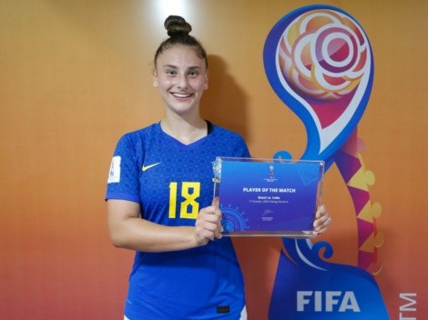 Berchon é premiada pela FIFA em goleada da Seleção sobre a Índia pela Copa Feminina Sub-17