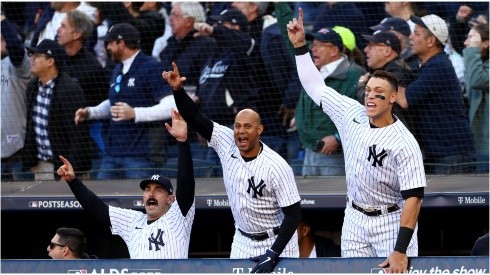 Los Yankees de Judge celebran.