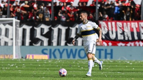 Darío Benedetto of Boca Juniors in the game against Newell's.