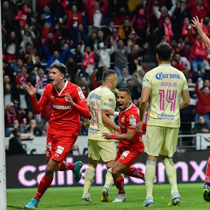 Toluca superó por la mínima a América y la serie quedó abierta