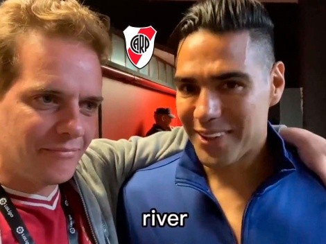 Video: la respuesta viral de Falcao García a Jero Freixas sobre River Plate