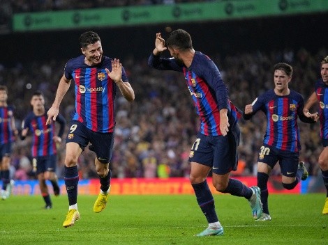 Lewandowski se acuerda que es goleador en Barcelona