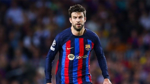 Gerard Piqué en juego con Barcelona.