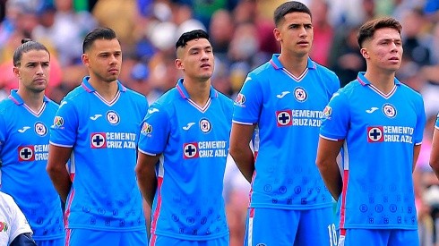 El uniforme de local con el que jugó Cruz Azul en el Apertura 2022.