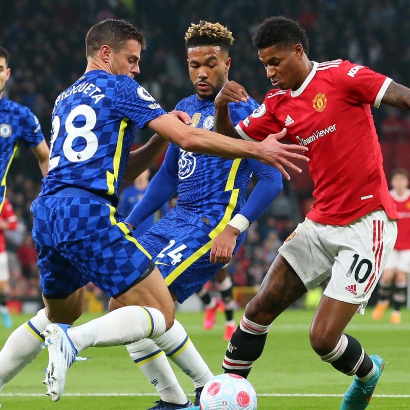 Chelsea vs Manchester United: alineaciones confirmadas