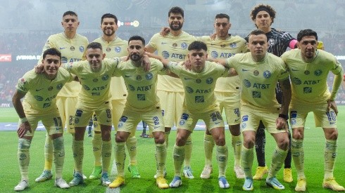 La alineación del América en el partido de ida ante Toluca.