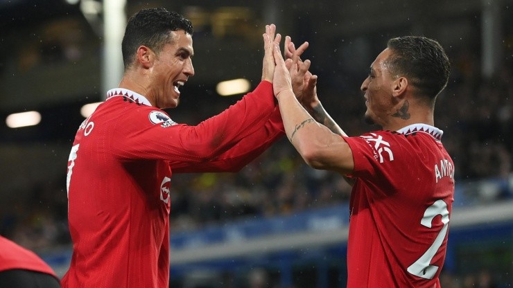 Cristiano y Antony en Manchester United