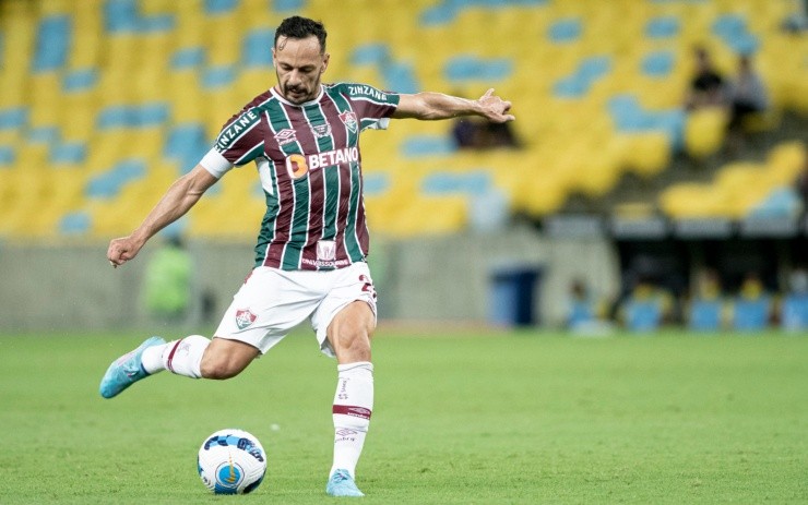 Jorge Rodrigues/AGIF - Yago Felipe atuando com a camisa do Fluminense