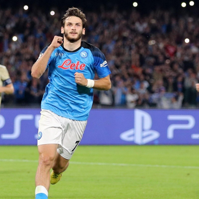 La joya de Napoli: Kvaratskhelia en la mira de Manchester City