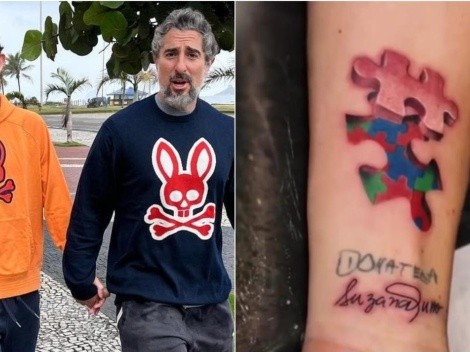 Marcos Mion encanta ao homenagear filho autista com tatuagem: “Na pele para sempre”