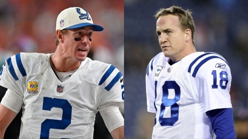 Matt Ryan (left), Peyton Manning (right) - Indianapolis Colts