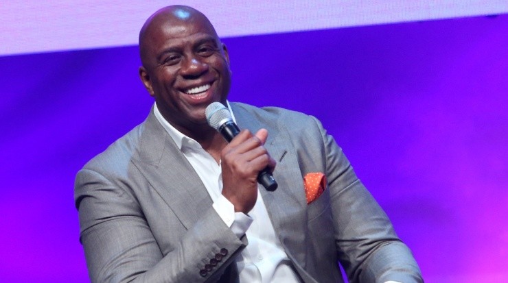 Magic Johnson. (Jesse Grant/Getty Images for SUPERCHARGED)