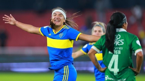 Estefanía Palomar, la autora del gol de Boca en los 90 minutos.