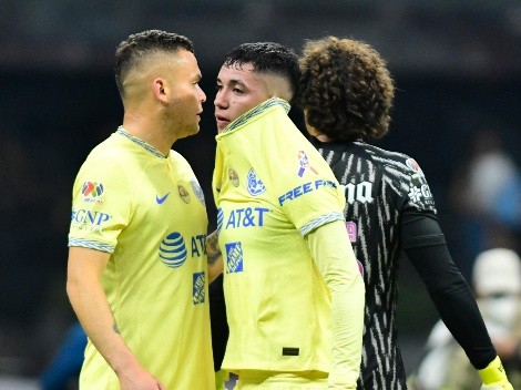 La celebración de Fernando Hierro y Amaury Vergara por la eliminación de América