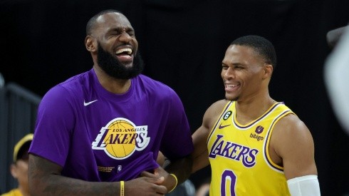 LeBron James y Russell Westbrook.