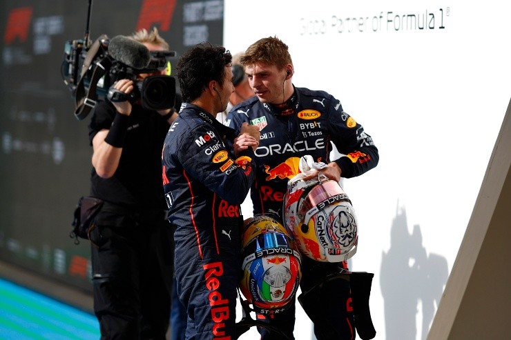 Verstappen y Checo le han dado a Red Bull el título de Constructores. Créditos: Getty Images