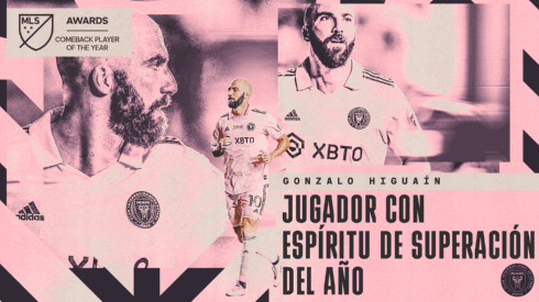 El Pipita, "Jugador con Espíritu de Superación del Año de la MLS".