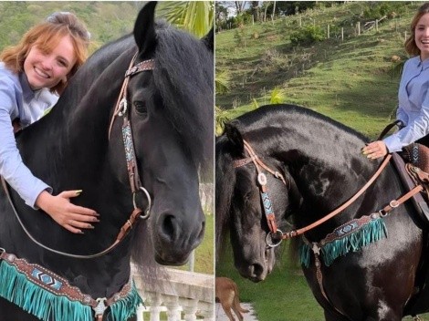 Sete anos após acidente com cavalo em novela, Larissa Manoela abre o coração e revela como está sendo a retomada das aulas de equitação