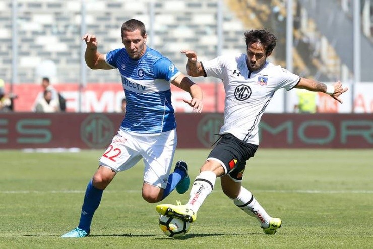 Jorge Valdivia elogia a Luciano Aued | Foto: Agencia Uno 