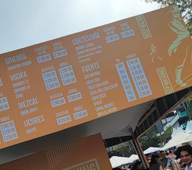 Zona de comida en el GP de México | Bolavip México