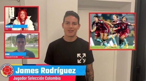 James, Falcao y Karol G, se unen para enviar apoyo a las jugadoras de Colombia
