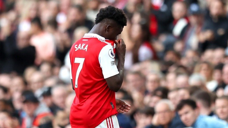 Bukayo Saka lesionado