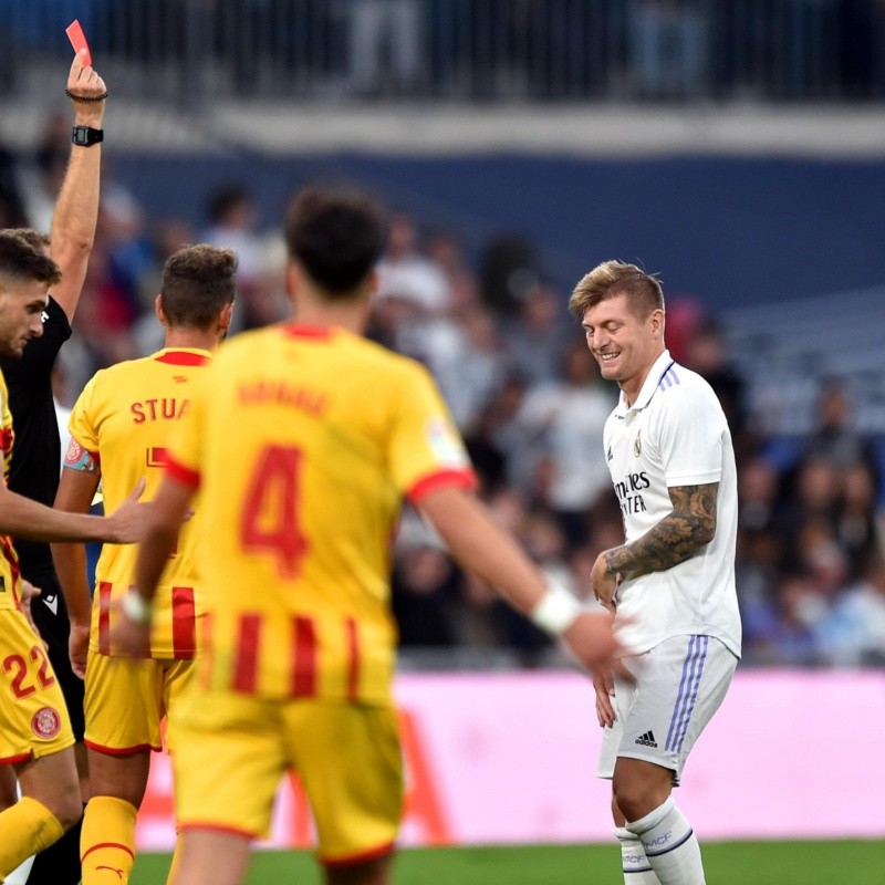 Toni Kroos vivió una experiencia nueva en su carrera: ¡lo expulsaron!