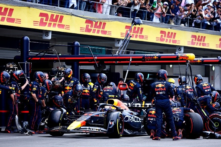 Checo Pérez terminó en 3° lugar en el Gran Premio de México. Créditos: Getty Images
