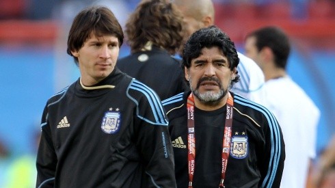 El posteo que Messi le dedicó a Maradona por su cumpleaños