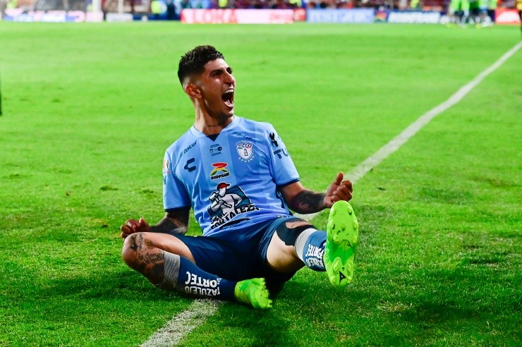 Guzmán marcó un gol en la final ante Toluca. Créditos: Imago7