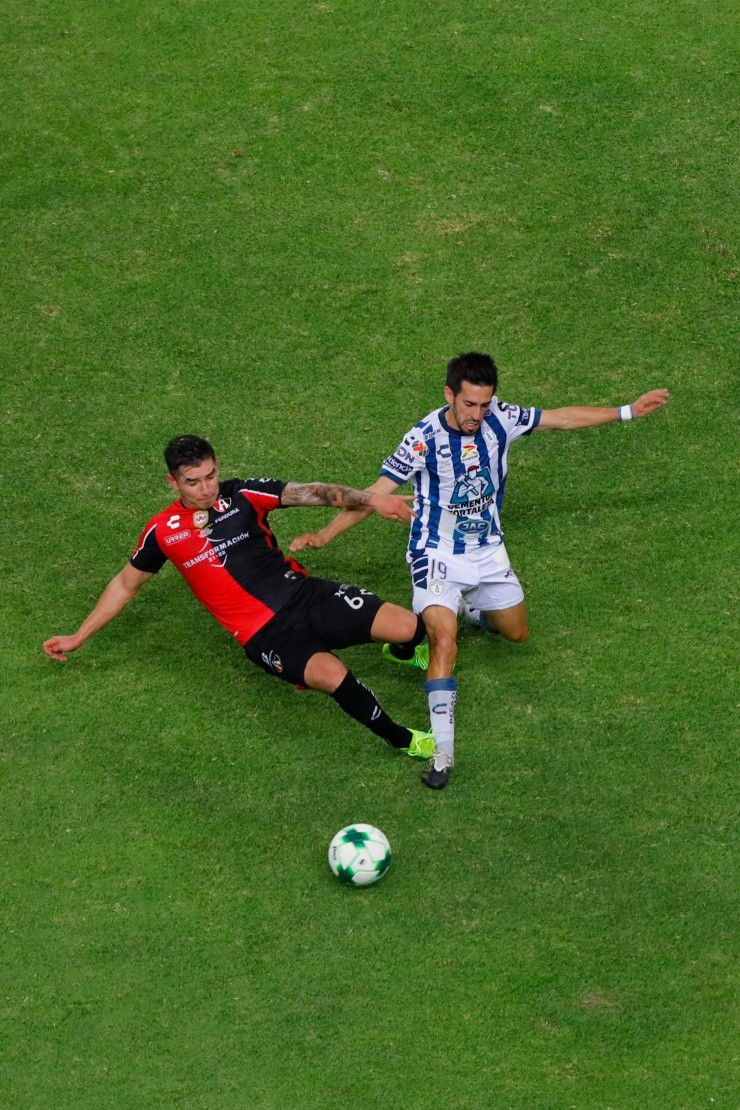 Navarro en la Final del Clausura 2022, entre Atlas y Pachuca. Créditos: Imago7