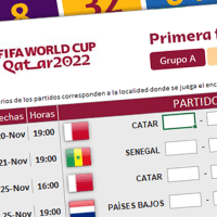 El PRODE del Mundial de Qatar 2022 en formato Excel