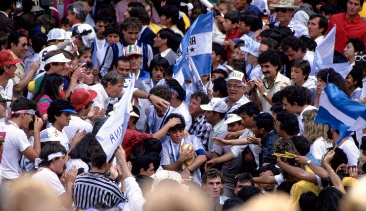 Maradona y la Copa del 86.