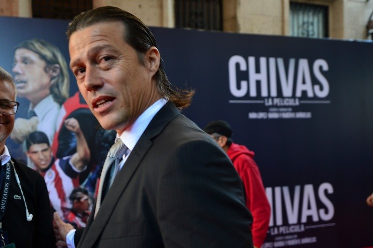 Matías Almeyda en la presentación de la película Chivas en 2018 (foto: Imago7).