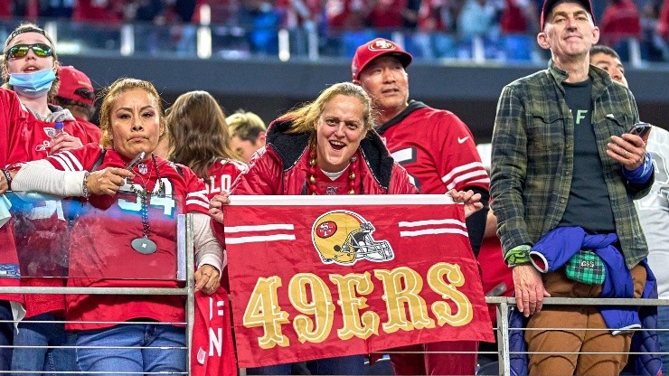 Fans de los San Francisco 49ers.