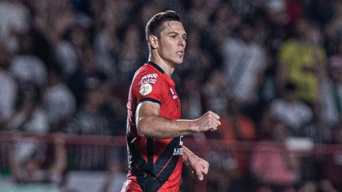 Isabela Azine/AGIF - Diego Churín, atacante do Atlético-GO