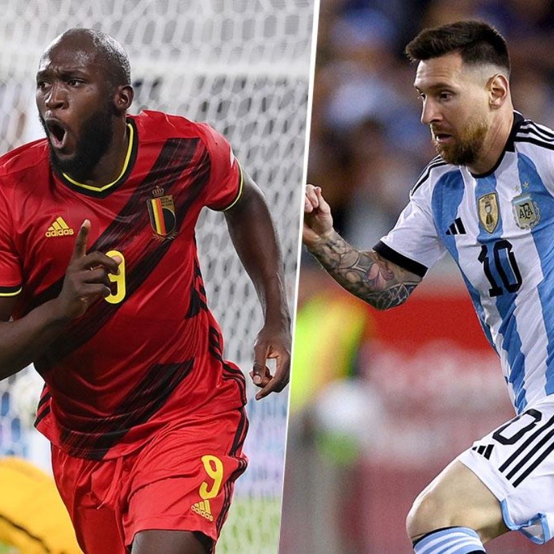 Lukaku es “irremplazable” y, está al mismo nivel de Messi, aseguró Roberto Martínez