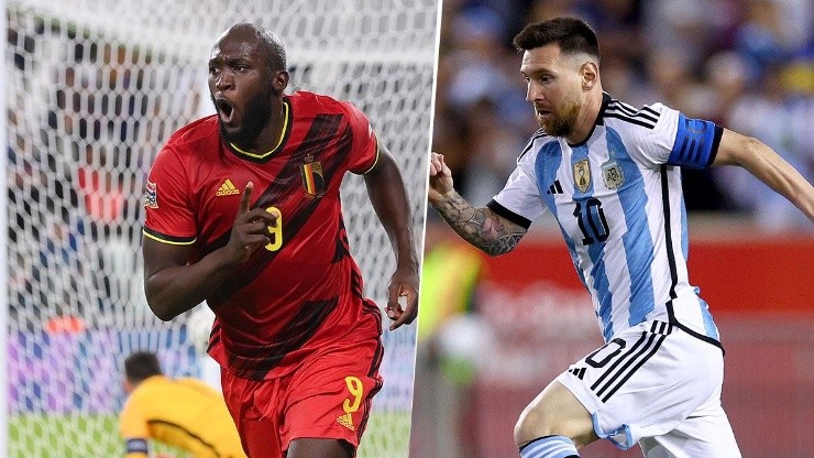 Lukaku y Messi en sus selecciones.