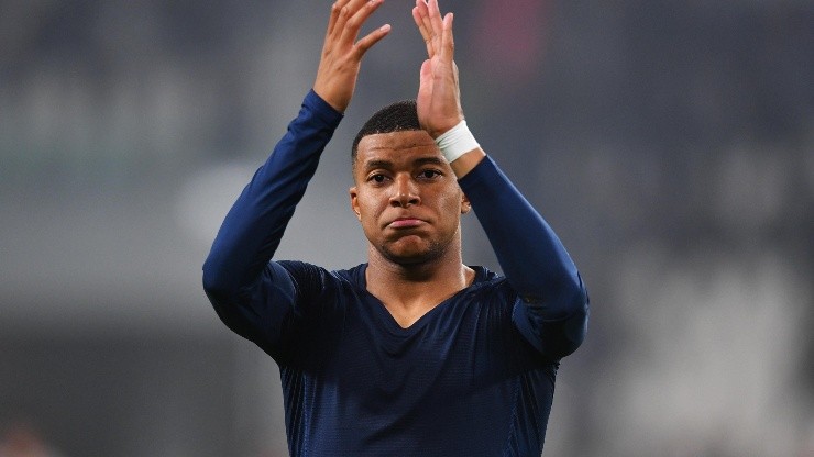 Kylian Mbappé tras partido con PSG.