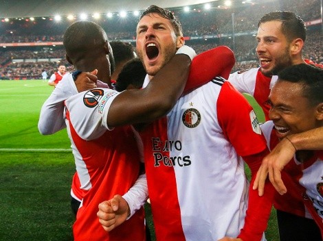 Orgullo celeste: Santi firma gol y mete al Feyenoord a los Octavos