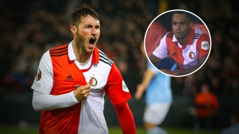 Santi Giménez le dio la clasificación al Feyenoord