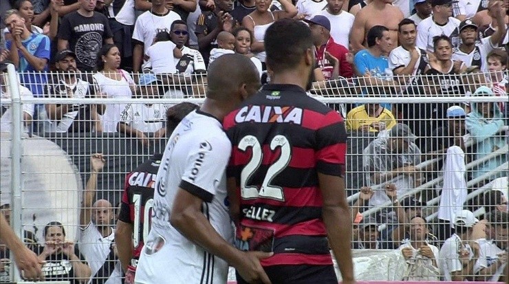 Foto: Reprodução/Globo Esporte - Momento em que Rodrigo foi expulso.
