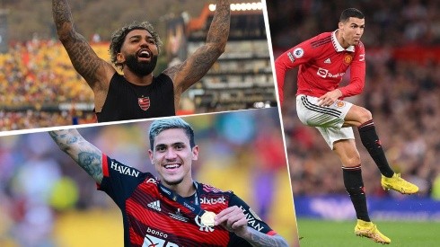 Gabigol, Pedro y Cristiano Ronaldo, en Flamengo (?)