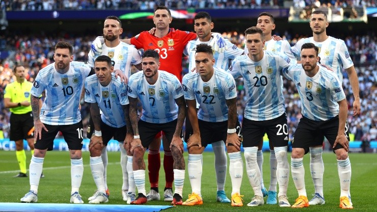 Argentina in the 2022 Finalissima at Wembley