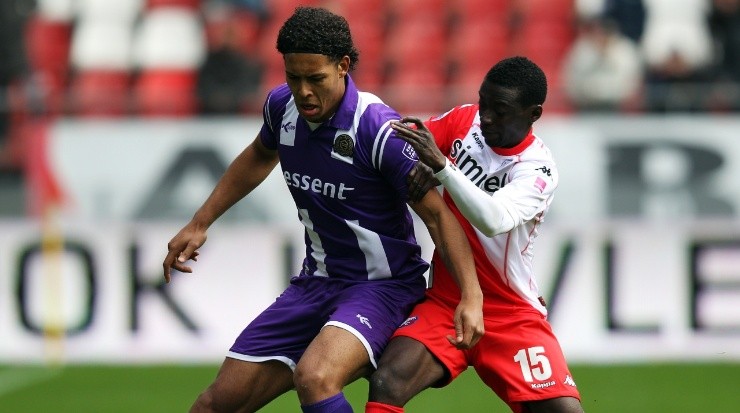 Virgil van Dijk playing for Groningen. (Dean Mouhtaropoulos/Getty Images)