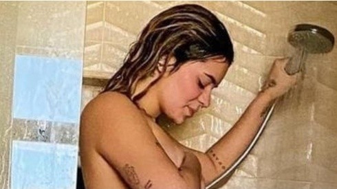 Viih Tube exibe barriguinha durante o banho, celebra gravidez e encanta fãs. Imagem: Reprodução/Instagram oficial da influenciadora.